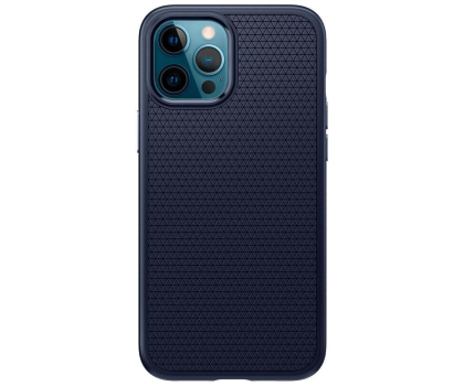 Etui do telefonów Spigen Liquid Air do iPhone 12 Pro MAX navy blue